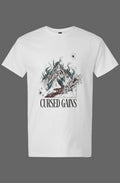 CURSED GAINS White Cotton T-Shirt