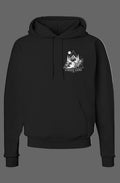 Black Ecosmart Hooded Sweatshirt Front Logo